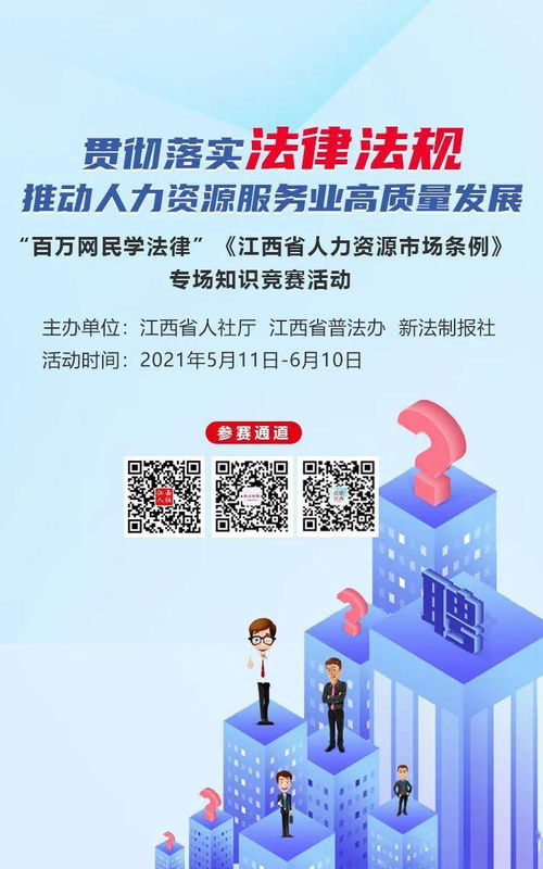 快來領紅包 江西省人力資源市場條例 專場答題正在進行